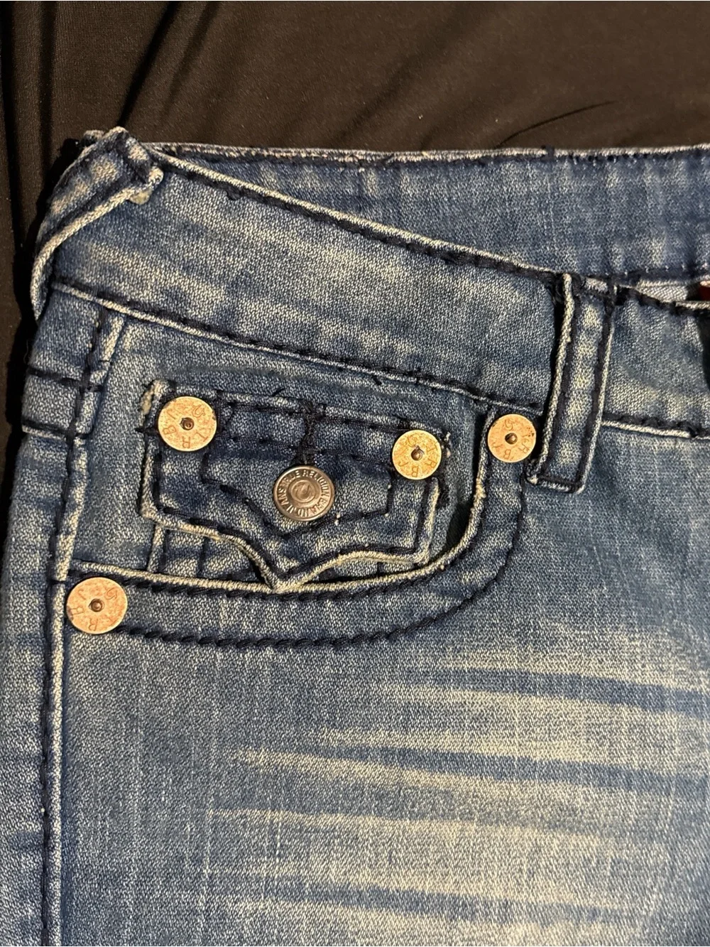New Men’s True Religion Geno Relaxed Denim Italian Jeans Size 29